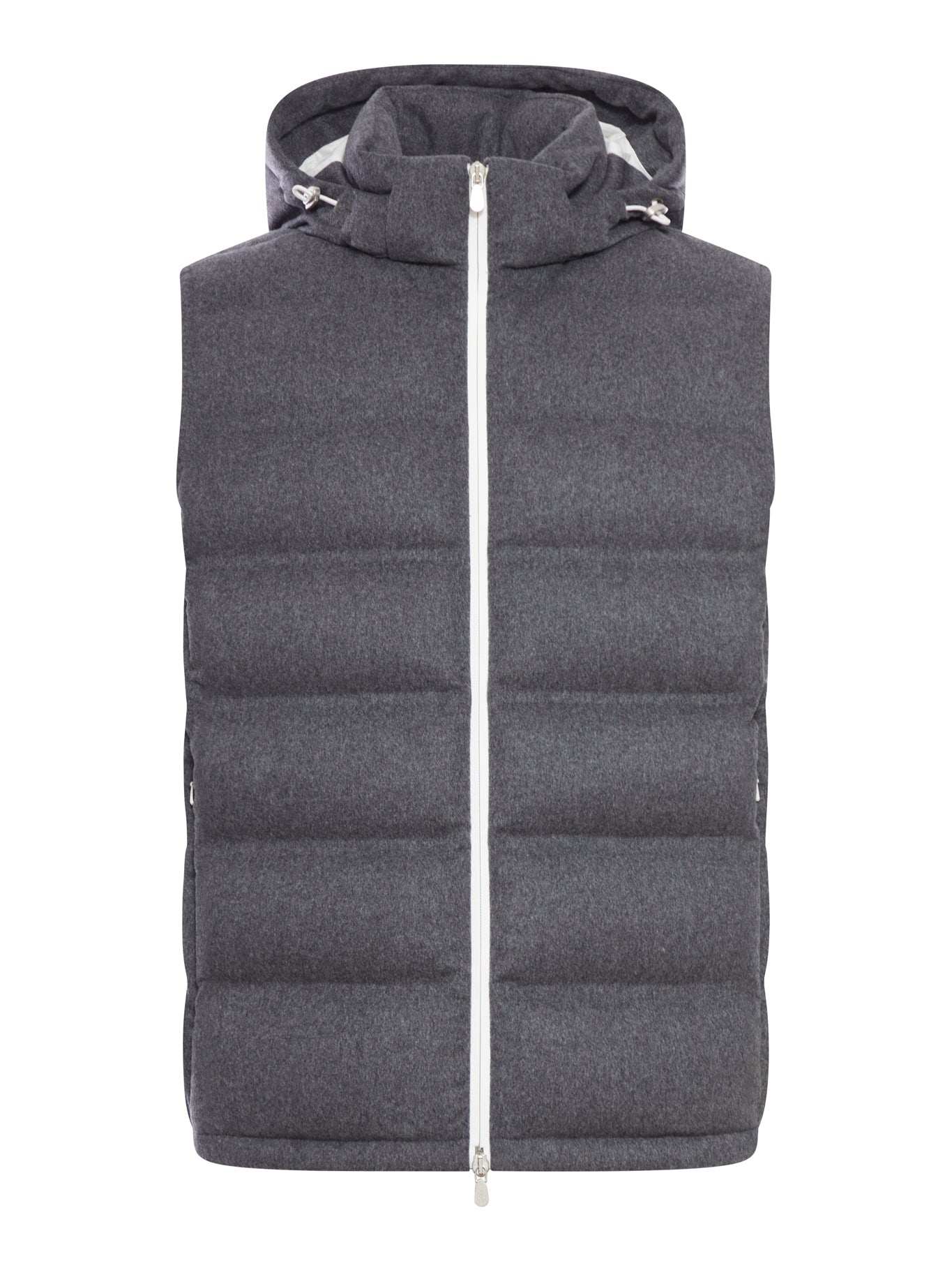 PADDED WOOL VEST - 1