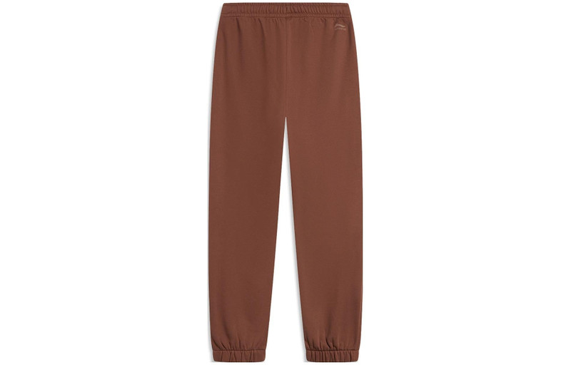 Li-Ning Li-Ning Casual Lifestyle Straight Pants 'Brown' AKLT955-5 outlook