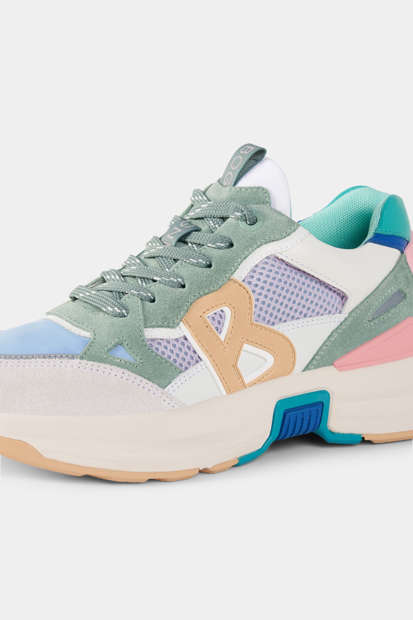 Sneaker CTP25 in Green/beige/pink - 7