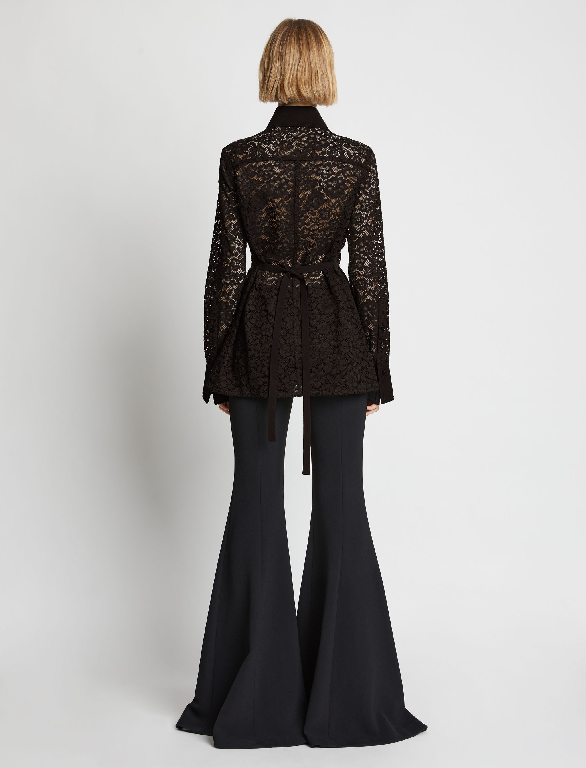 Stretch Lace Shirt - 5