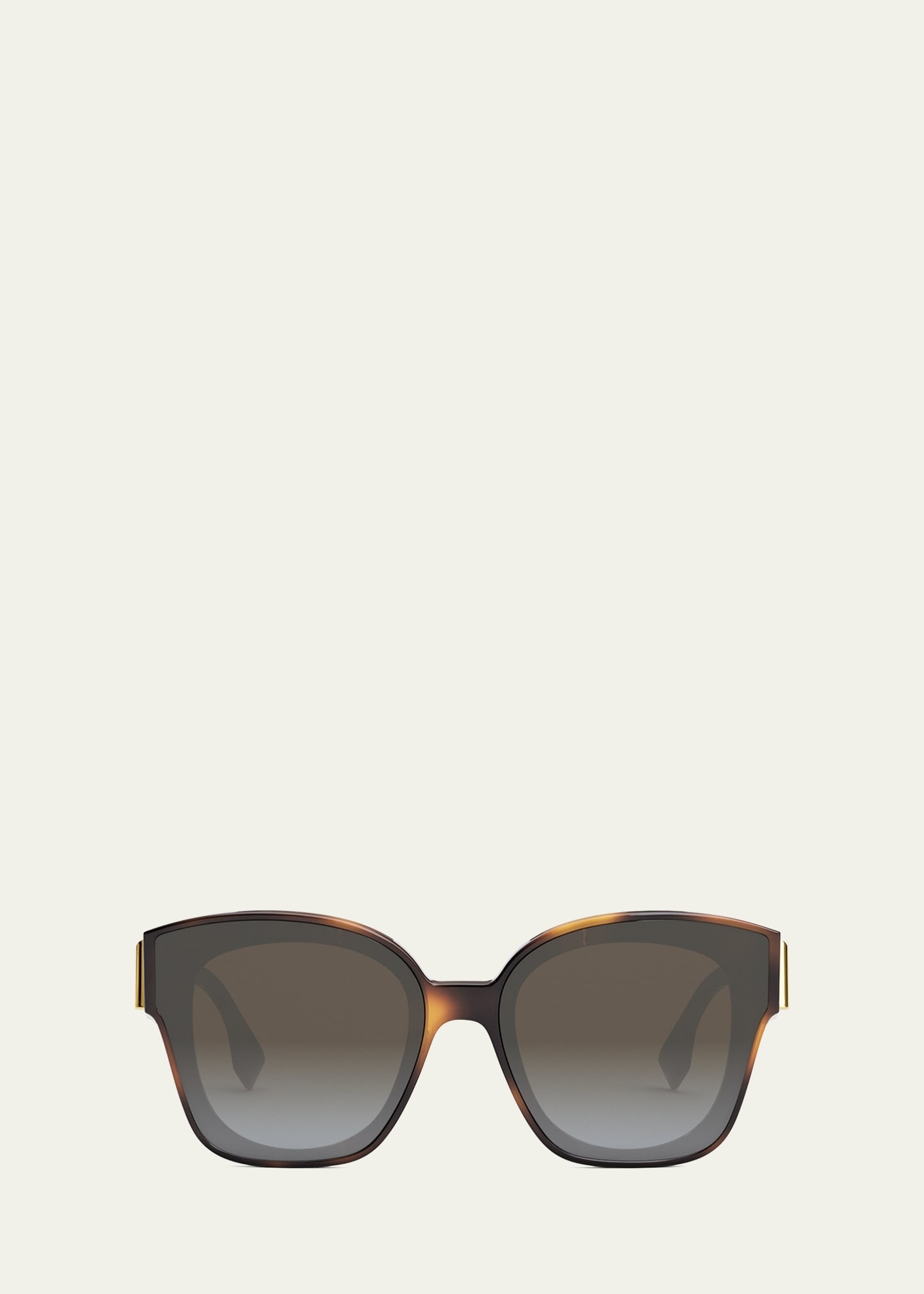 Oversized F Logo Acetate Cat-Eye Sunglasses - 2