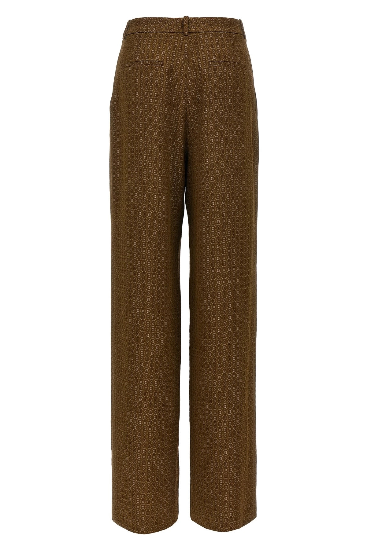 'Medaglioni' twill pants - 2