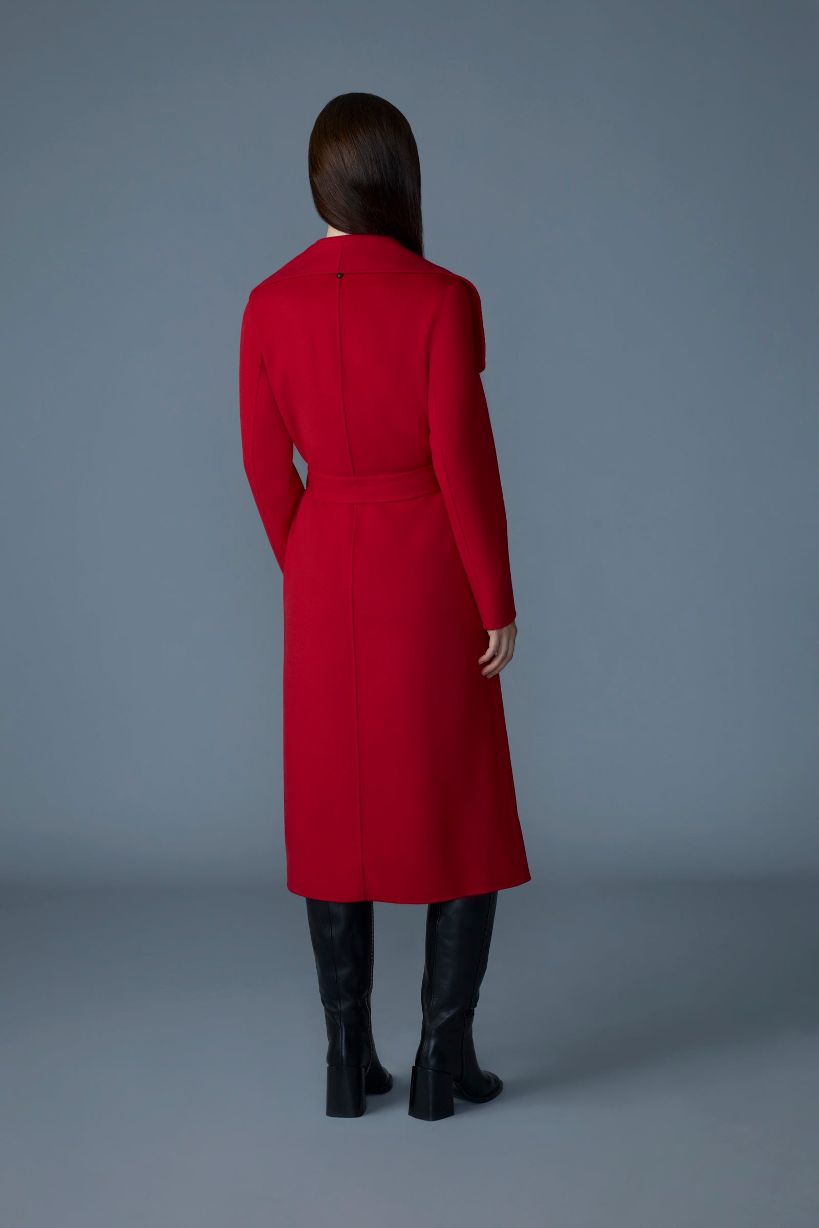 MAI-CN Double-face wool wrap coat - 4
