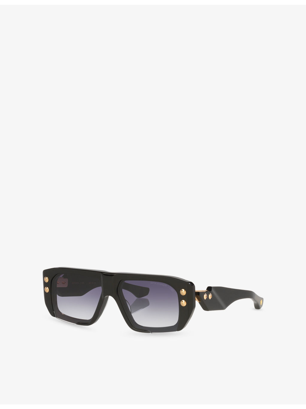 D4000477 Hyper-1183 Rectangular-Frame Acetate Sunglasses - 2