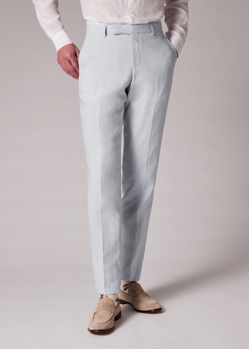 Pale Blue Linen Suit 8