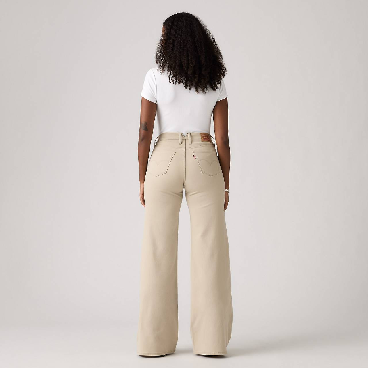 318 SHAPING NOTCH BACK WIDE LEG WOMEN'S JEANS - 5