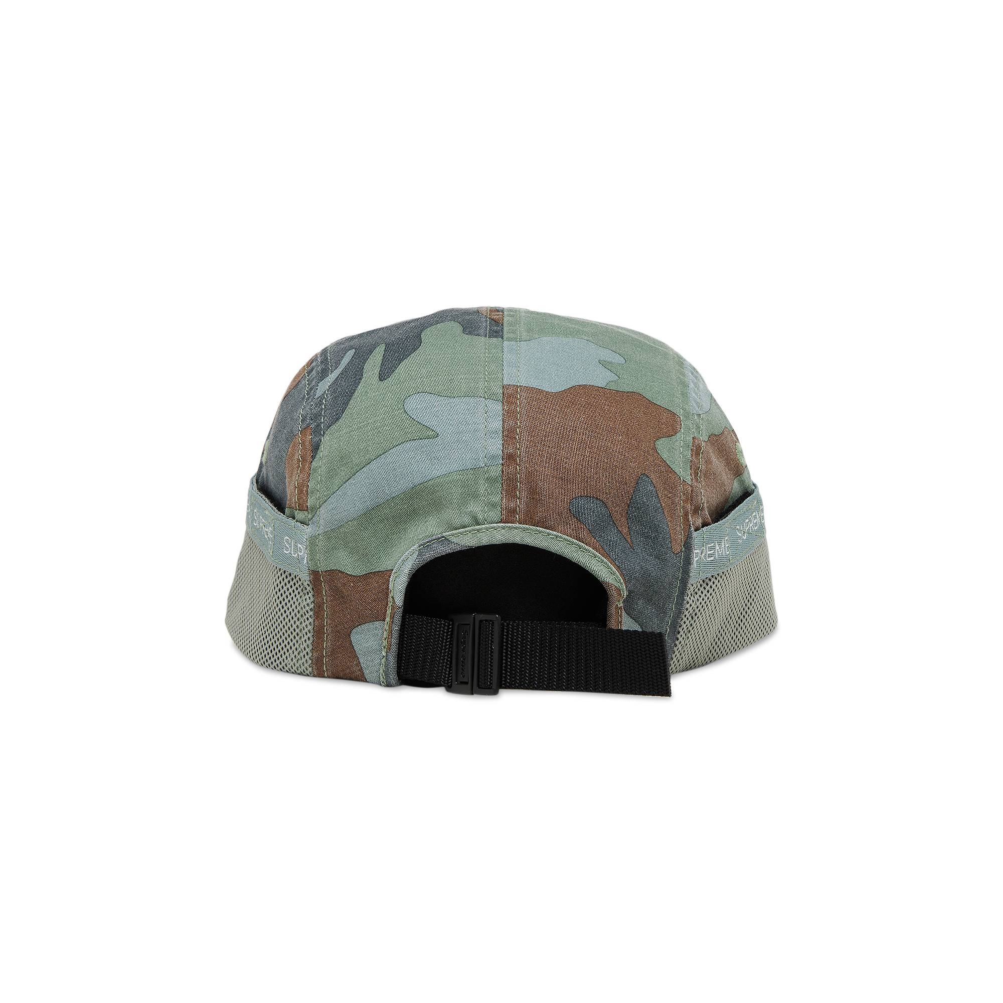 Supreme Supreme Mesh Pocket Camp Cap 'Slate Camo' | REVERSIBLE