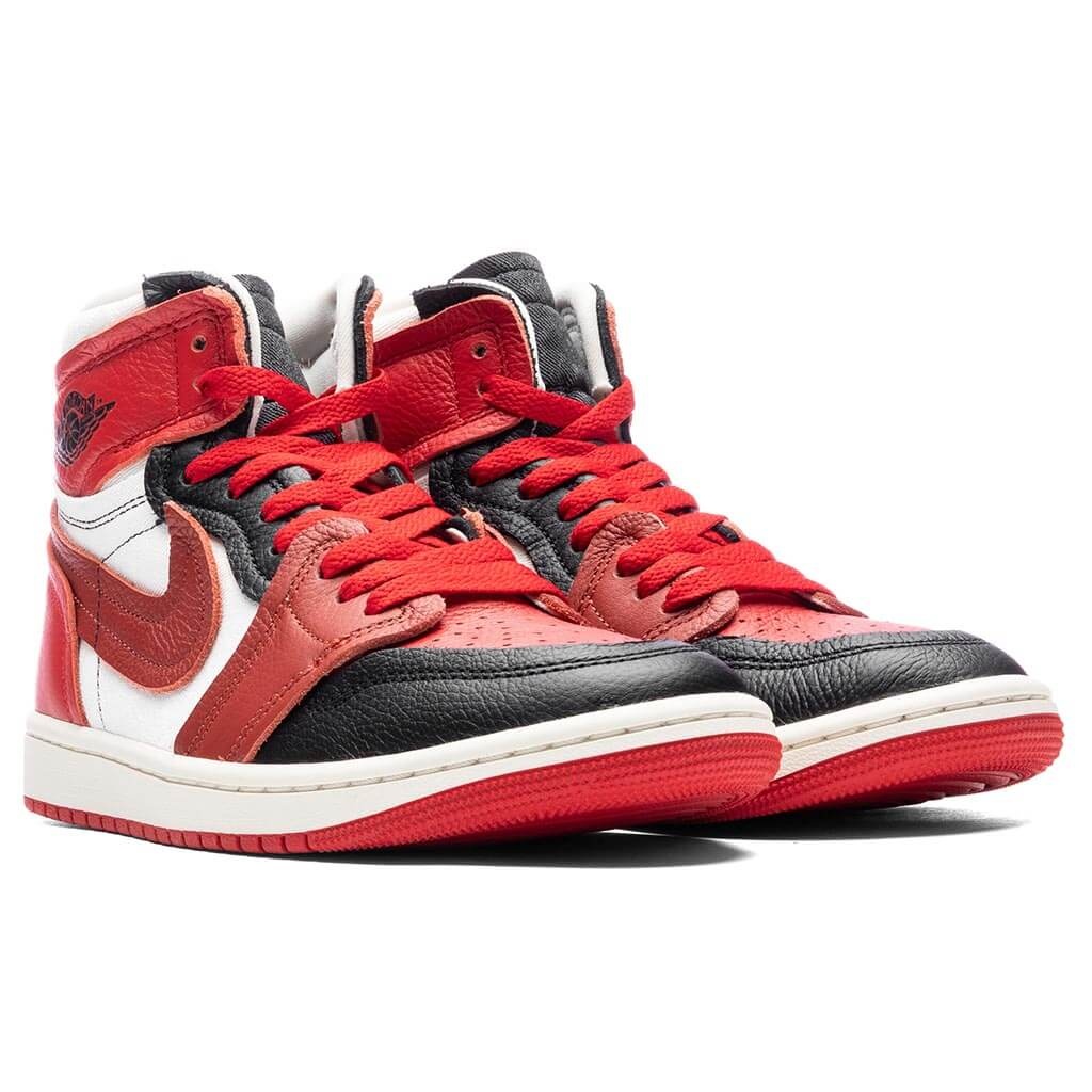 AIR JORDAN 1 HIGH MM WOMEN'S - SPORT RED/DUNE RED/BLACK - 2