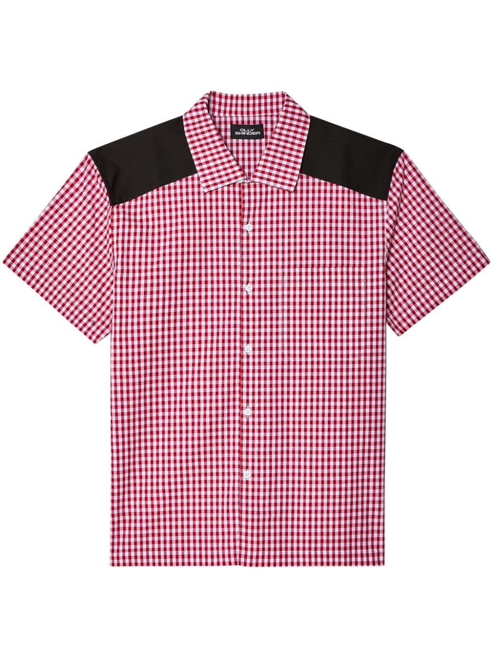 gingham check-print shirt - 1