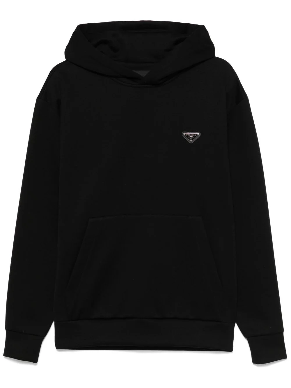 triangle-logo hoodie - 1