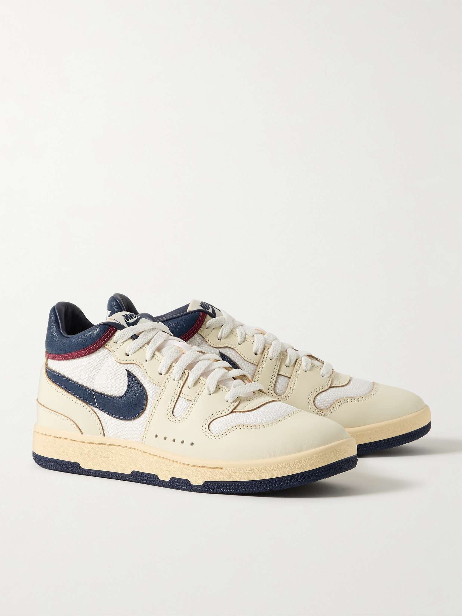 Attack Mesh, Suede and Leather Sneakers - 4