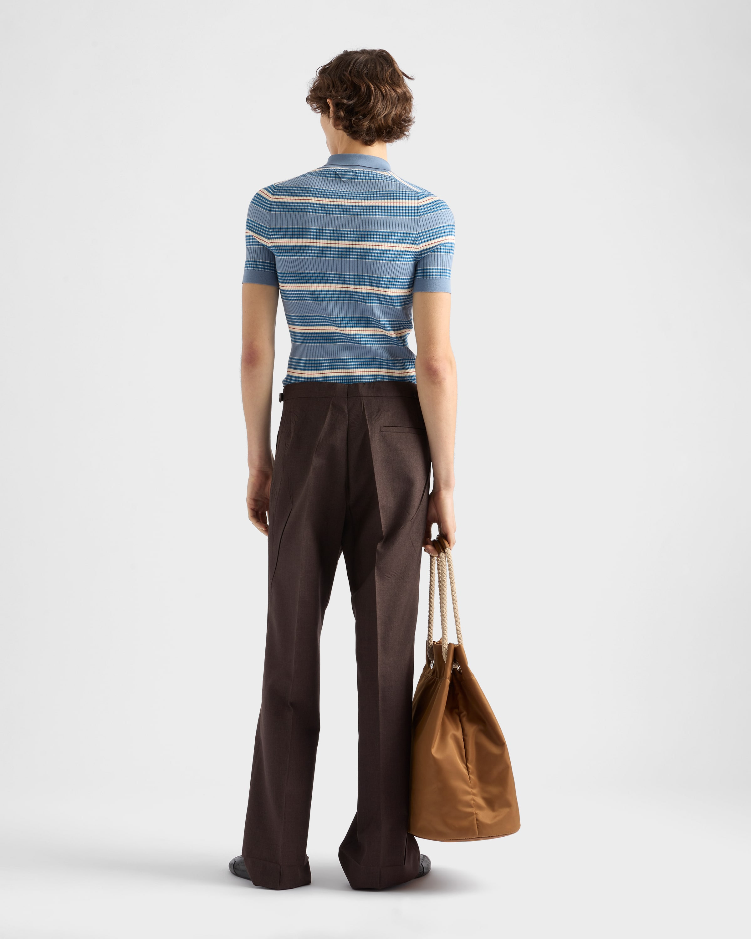 Striped cotton polo shirt - 5