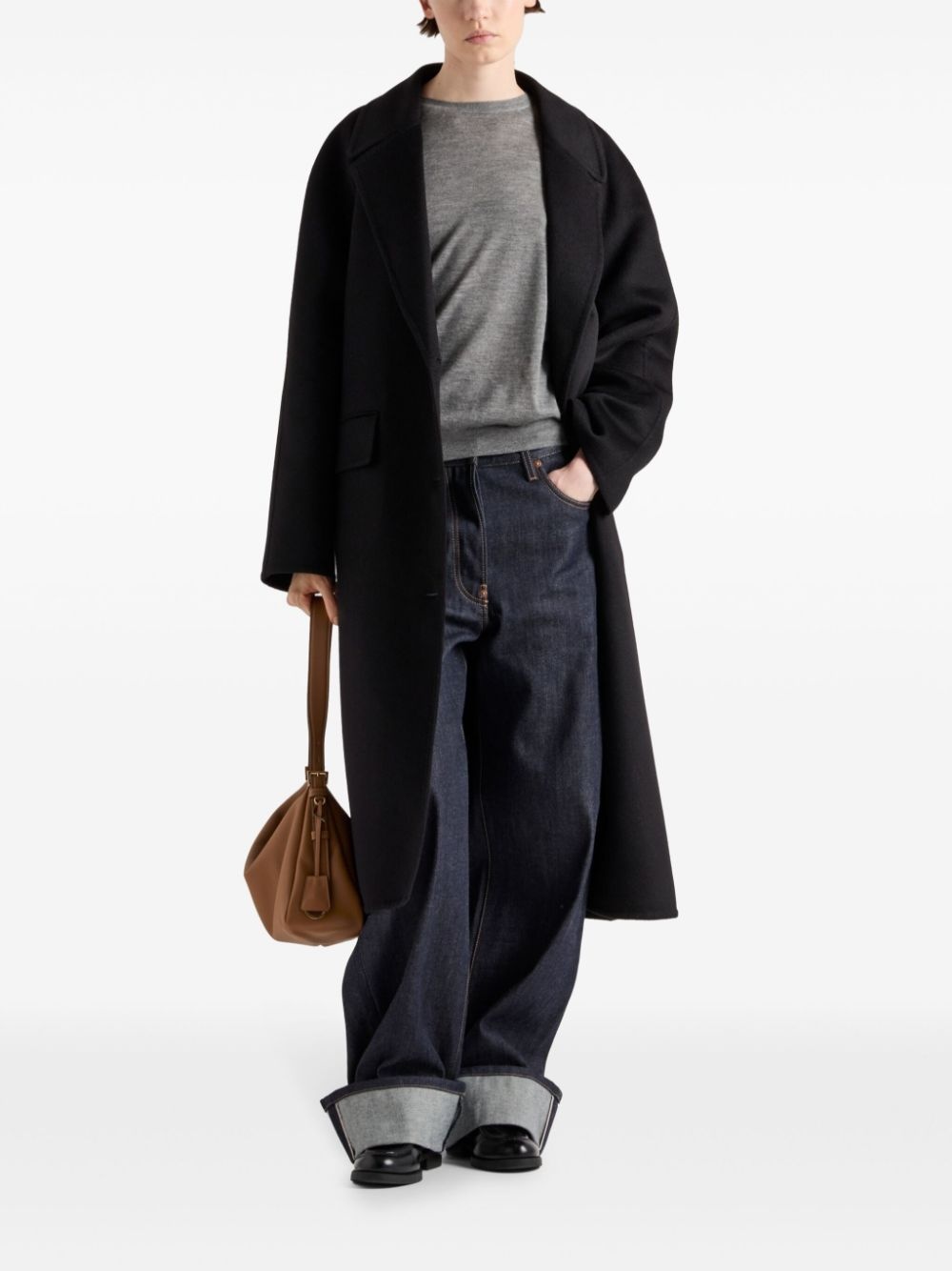 cashmere crew-neck knitted top - 2