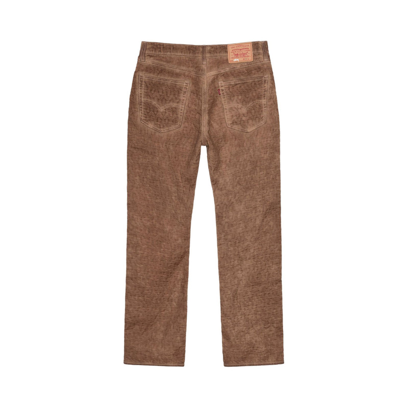Levi's Levi's x Stussy Dyed Jacquard Jean 'Brown' outlook