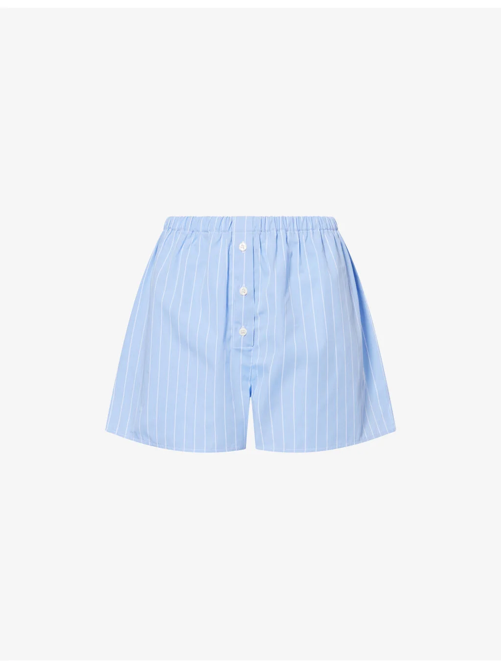Striped Cotton Mini Boxers - 1