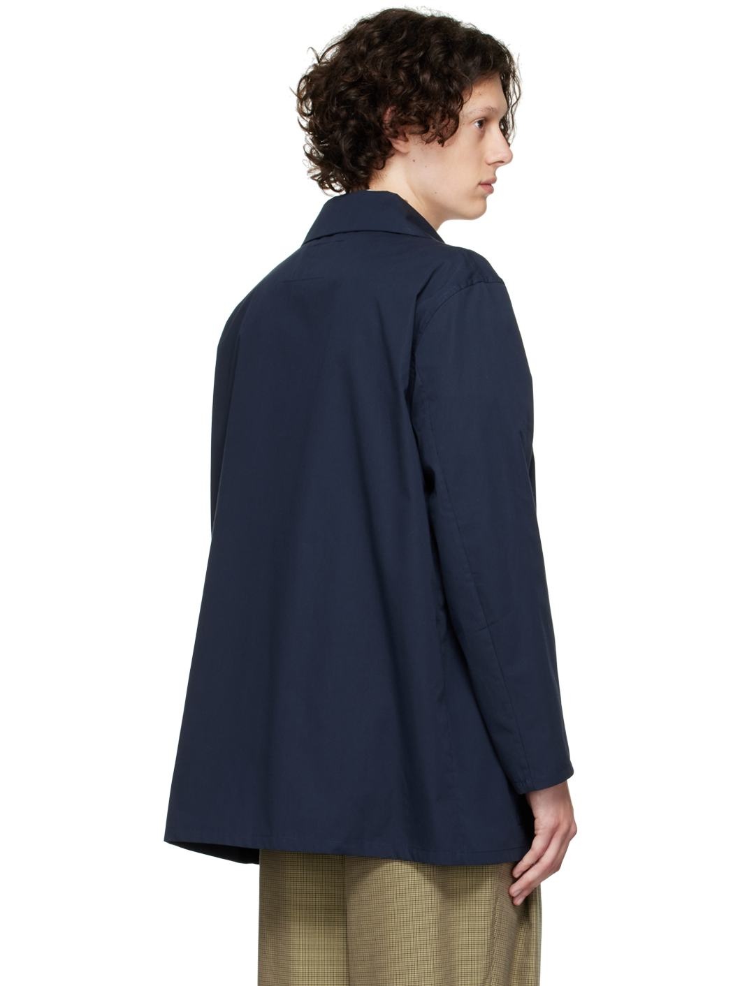 Navy Pyjama Shirt - 3