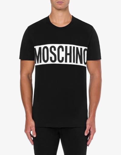 Moschino LOGO BAND ORGANIC COTTON T-SHIRT outlook