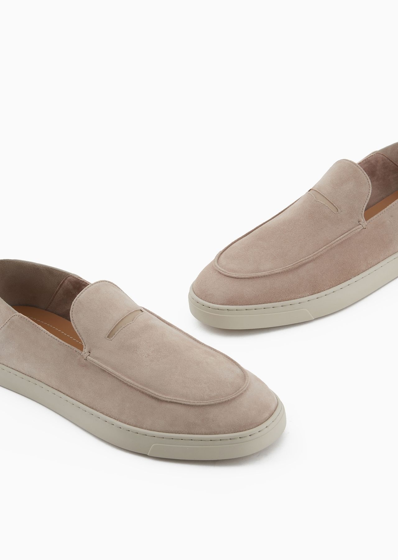 Suede slip-ons - 5