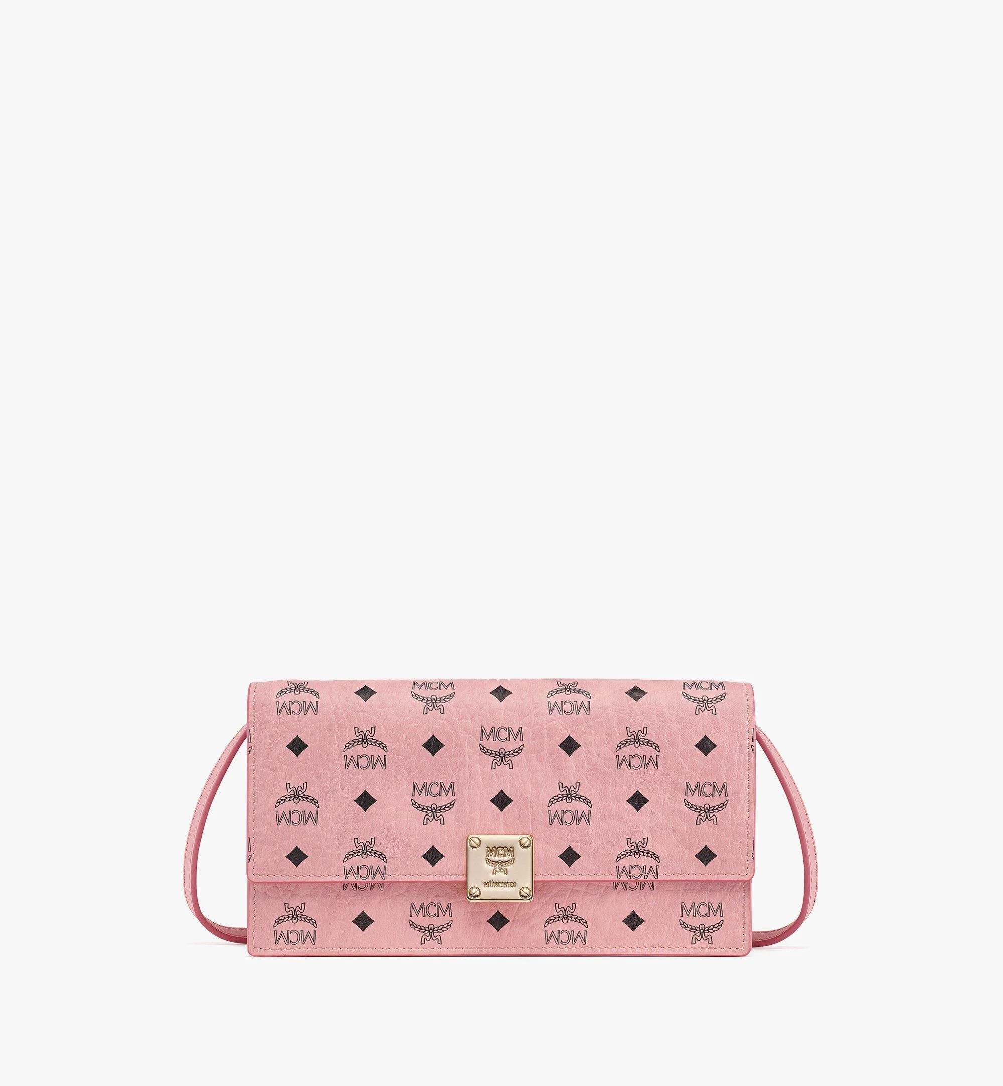 Aren Crossbody Wallet in Visetos - 1