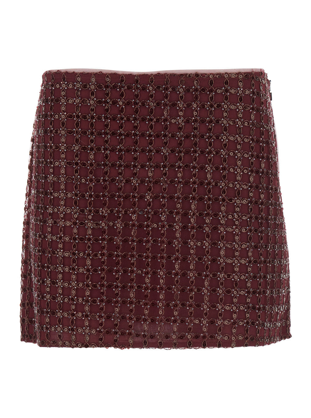 Rotate Women Beaded Mini Skirt - 1