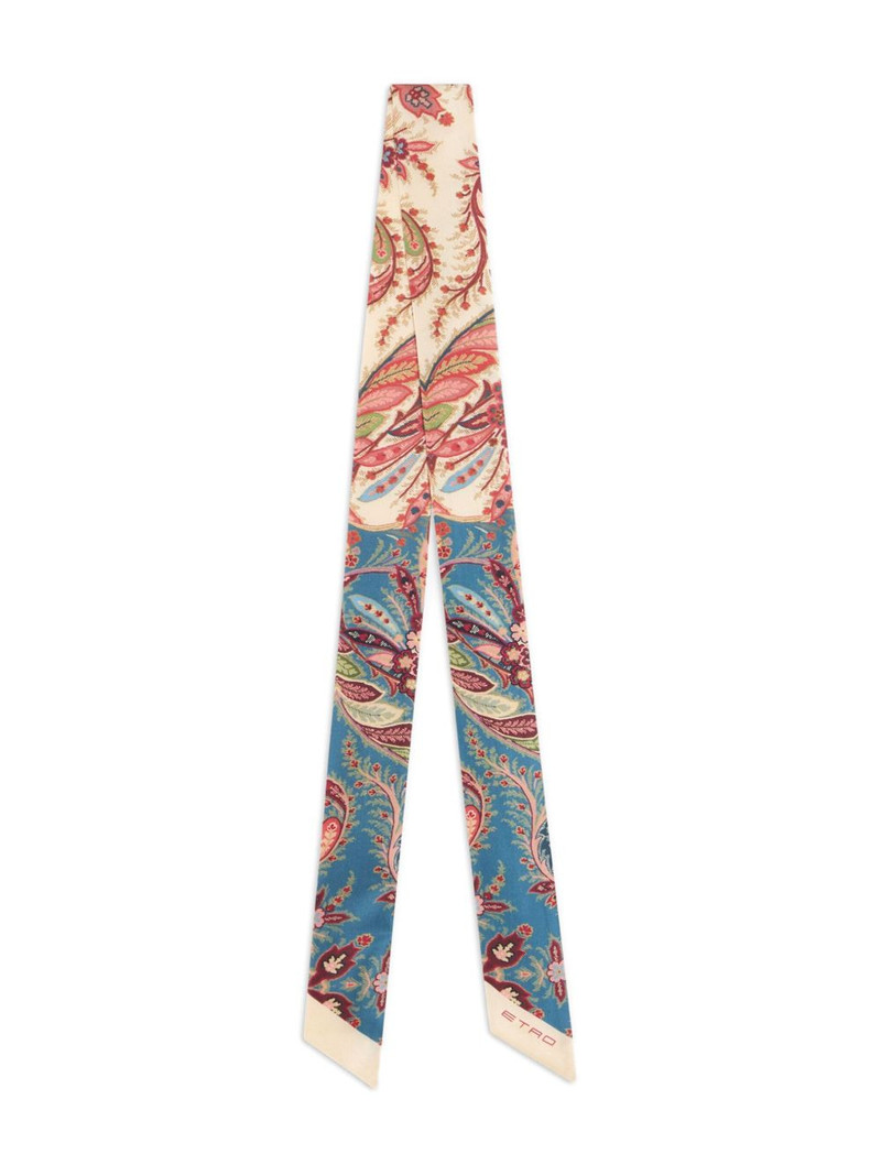 paisley-print scarf 1