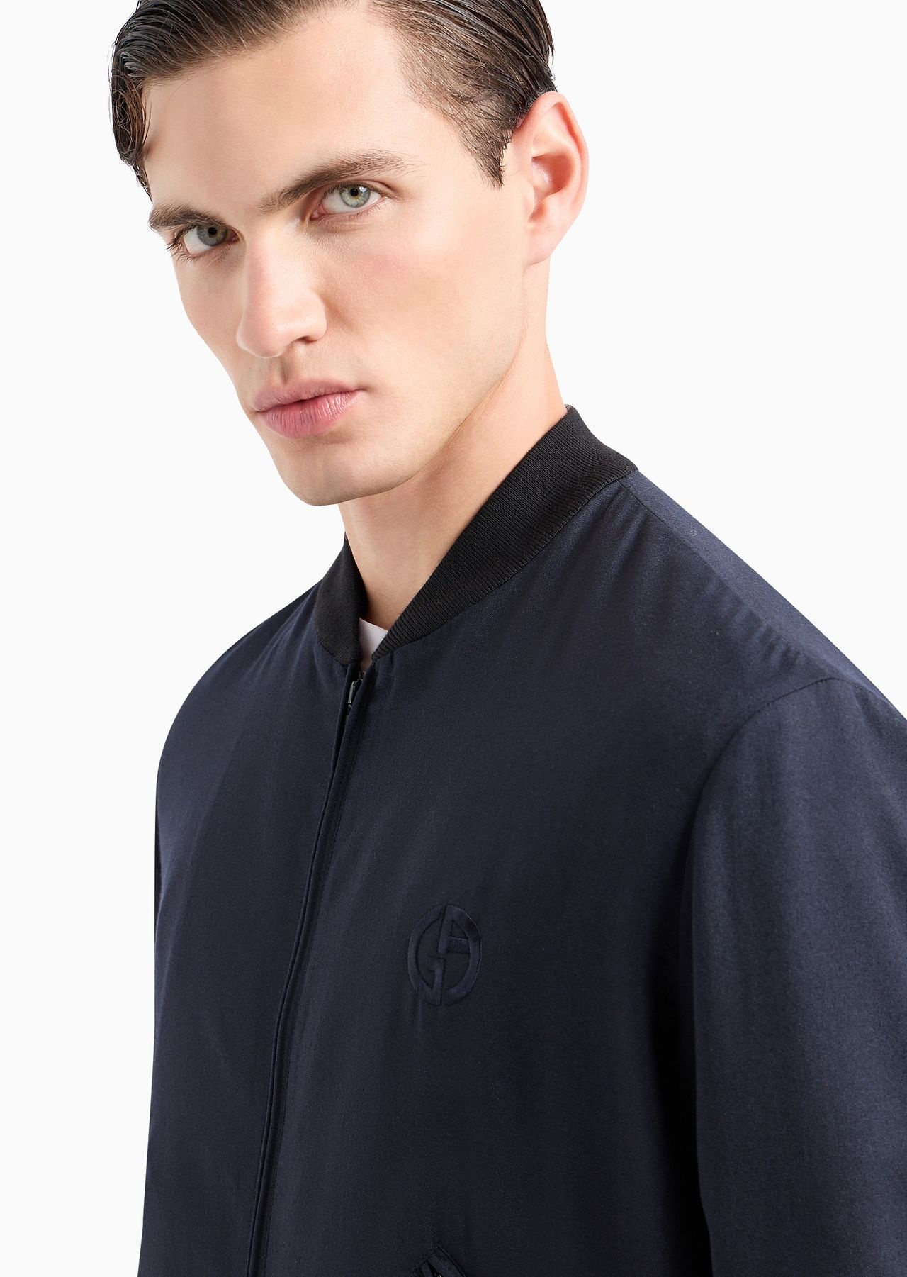 ASV cashmere and silk canvas blouson - 5