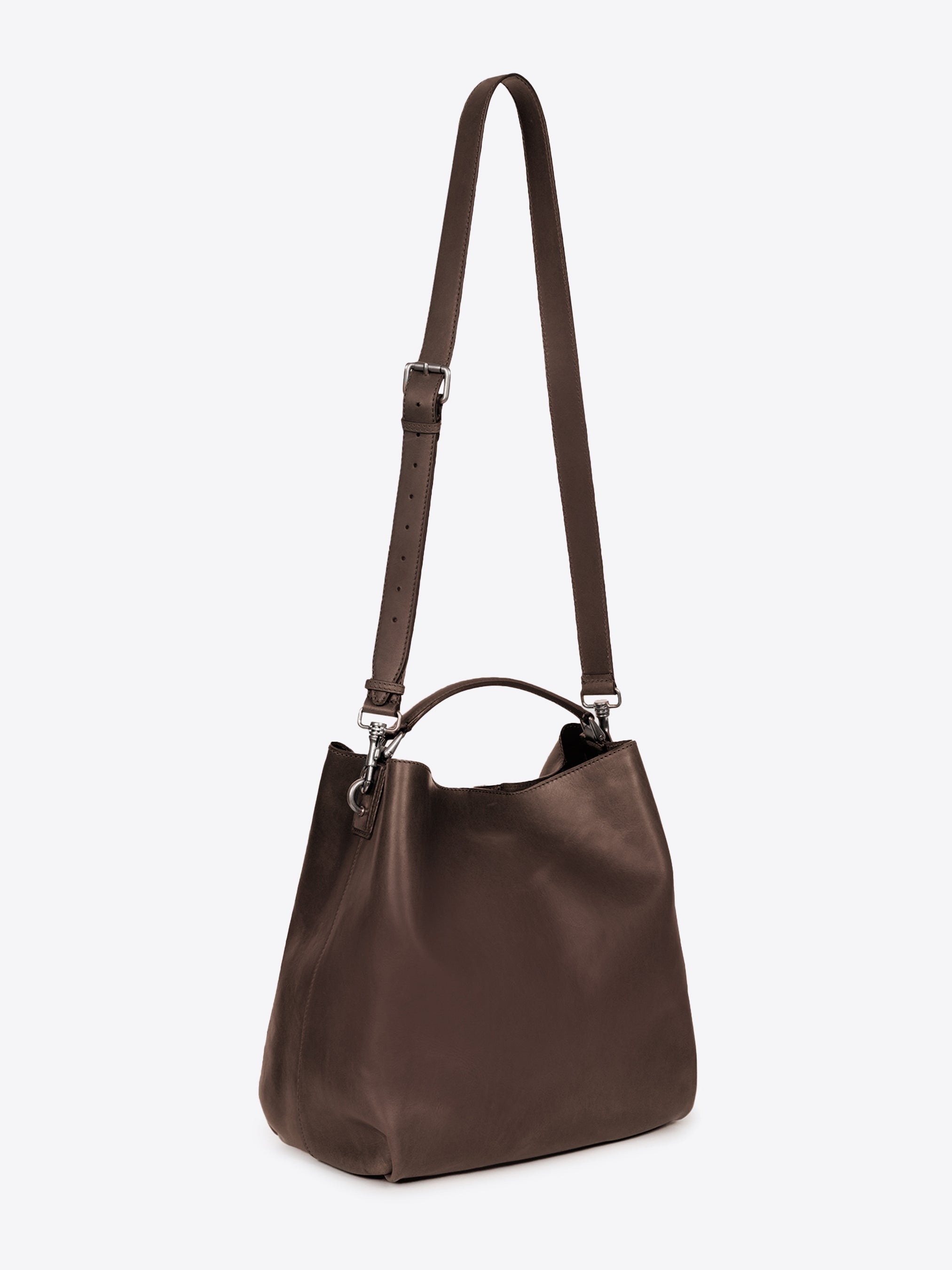 LEATHER BUCKET BAG - 3