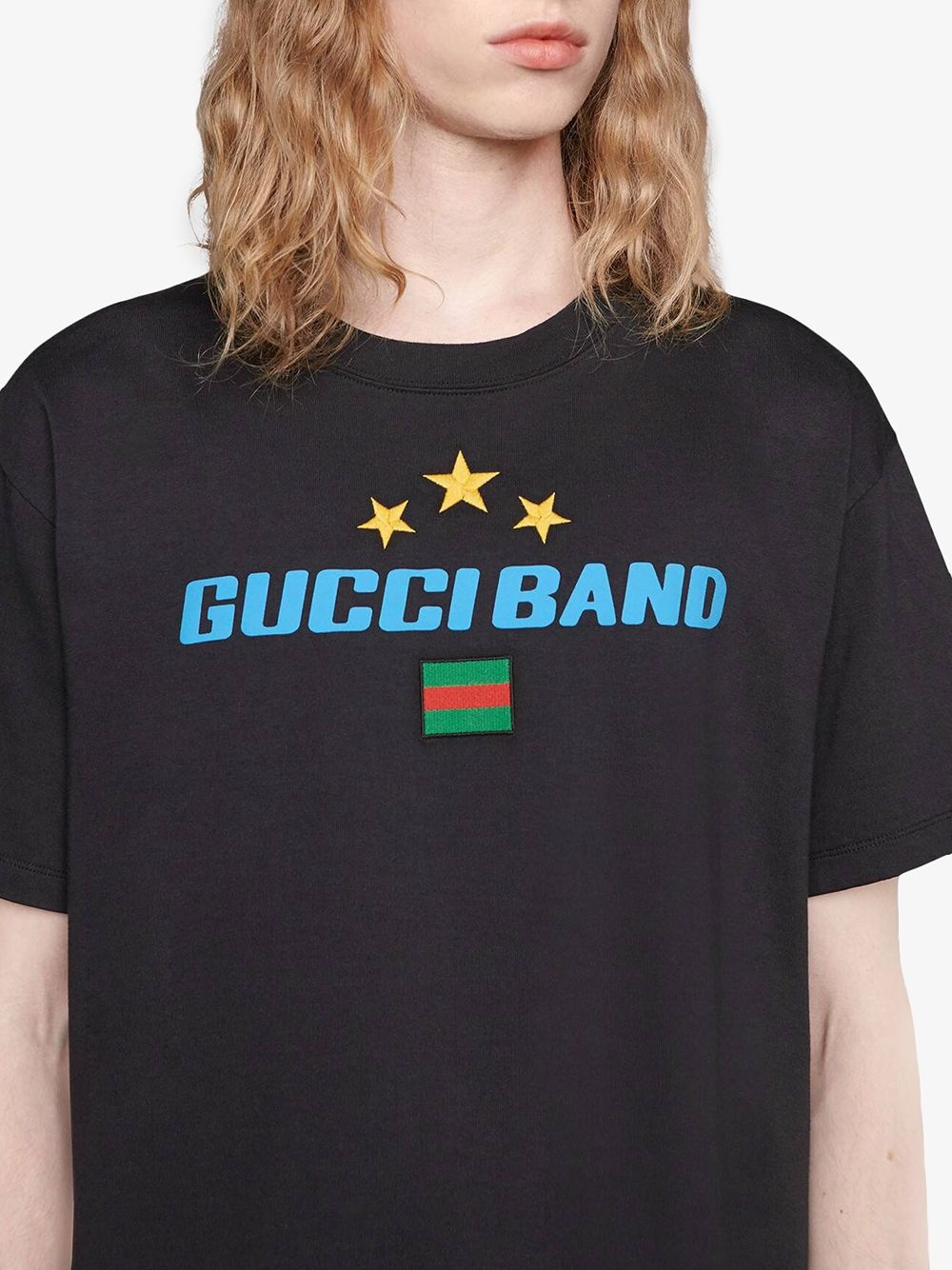 Gucci Band print oversize T-shirt - 5