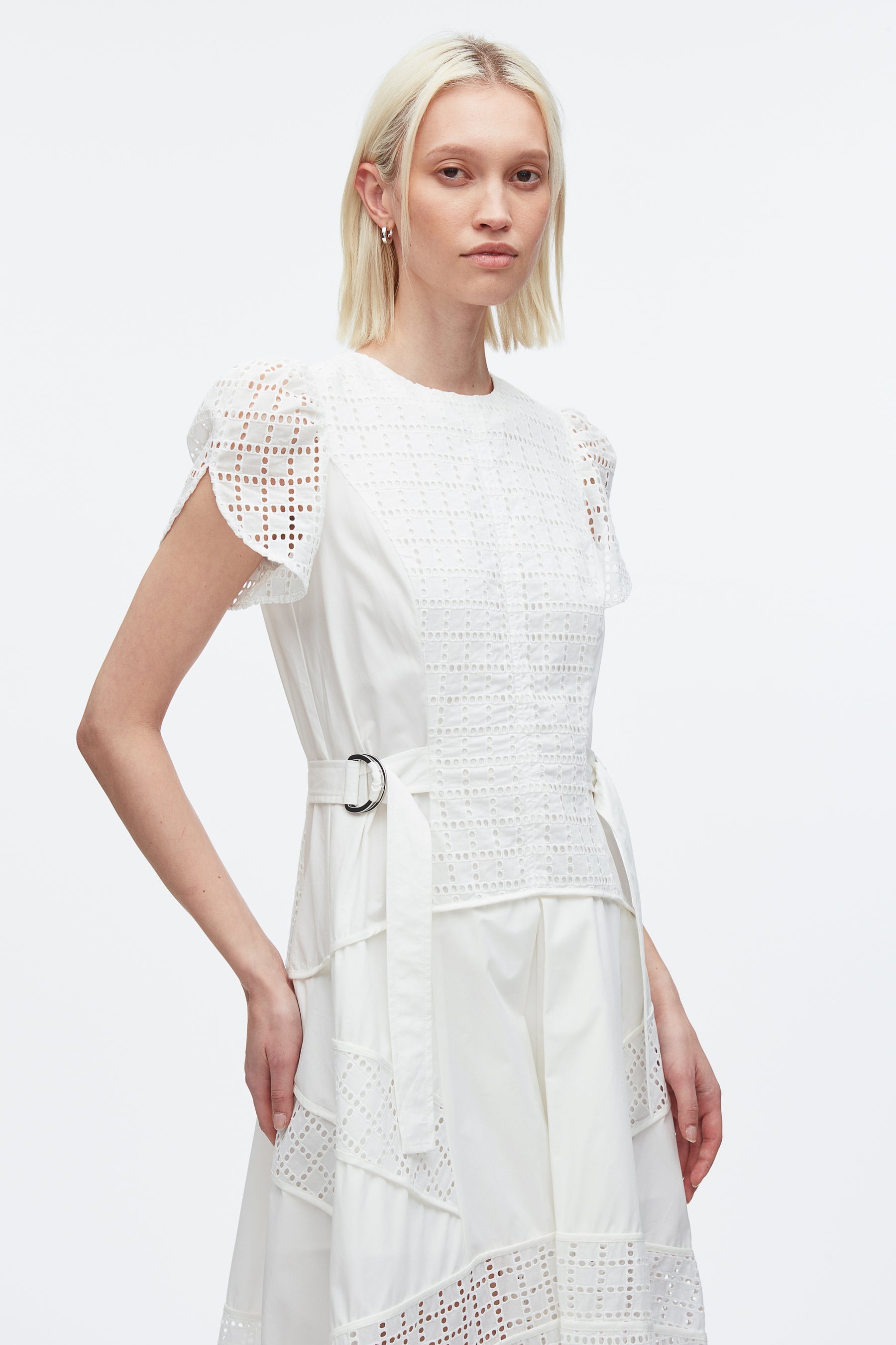 Broderie Anglaise Tulip Dress - 5