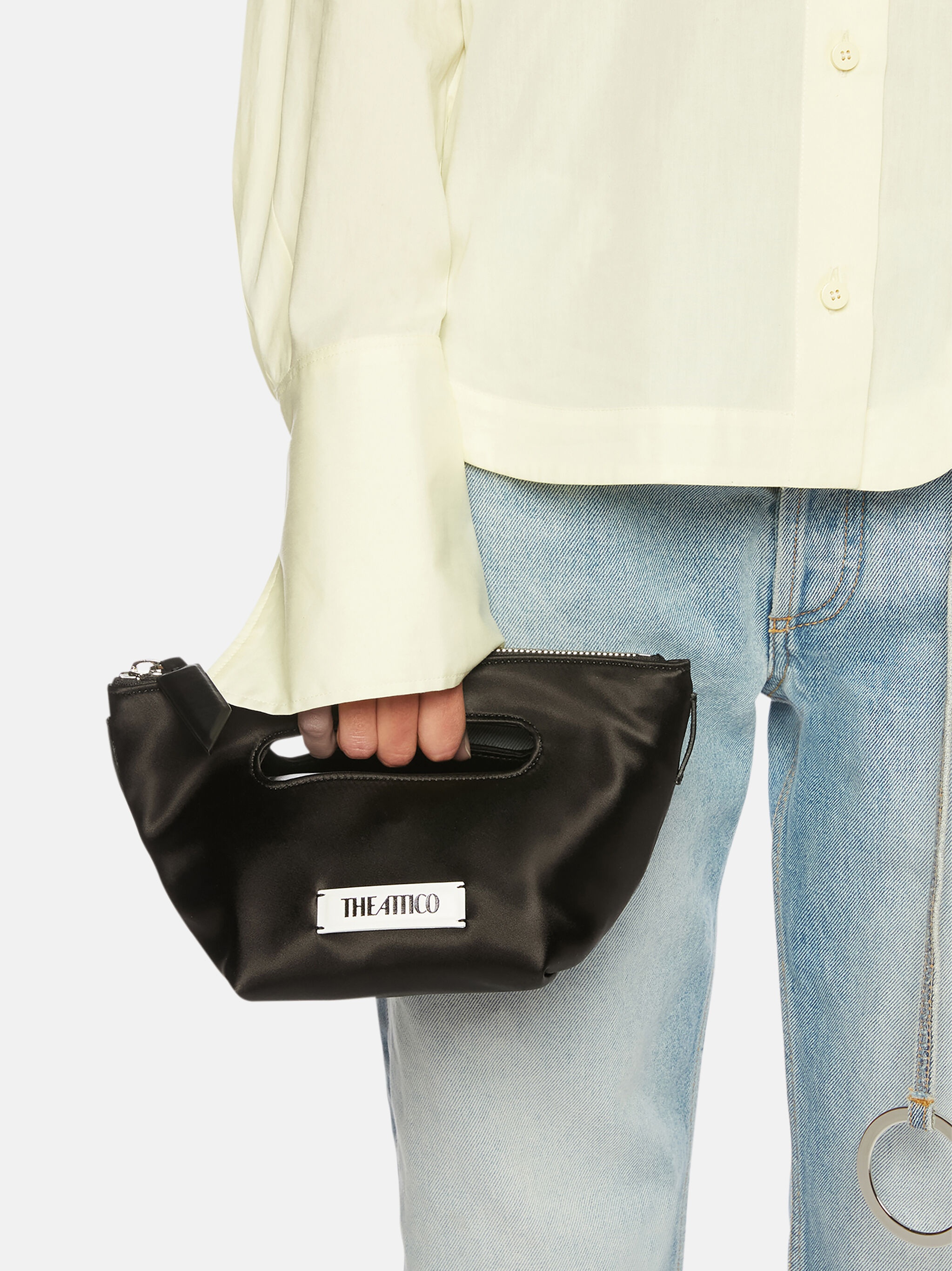 ''VIA DEI GIARDINI 15'' BLACK TOTE BAG - 2