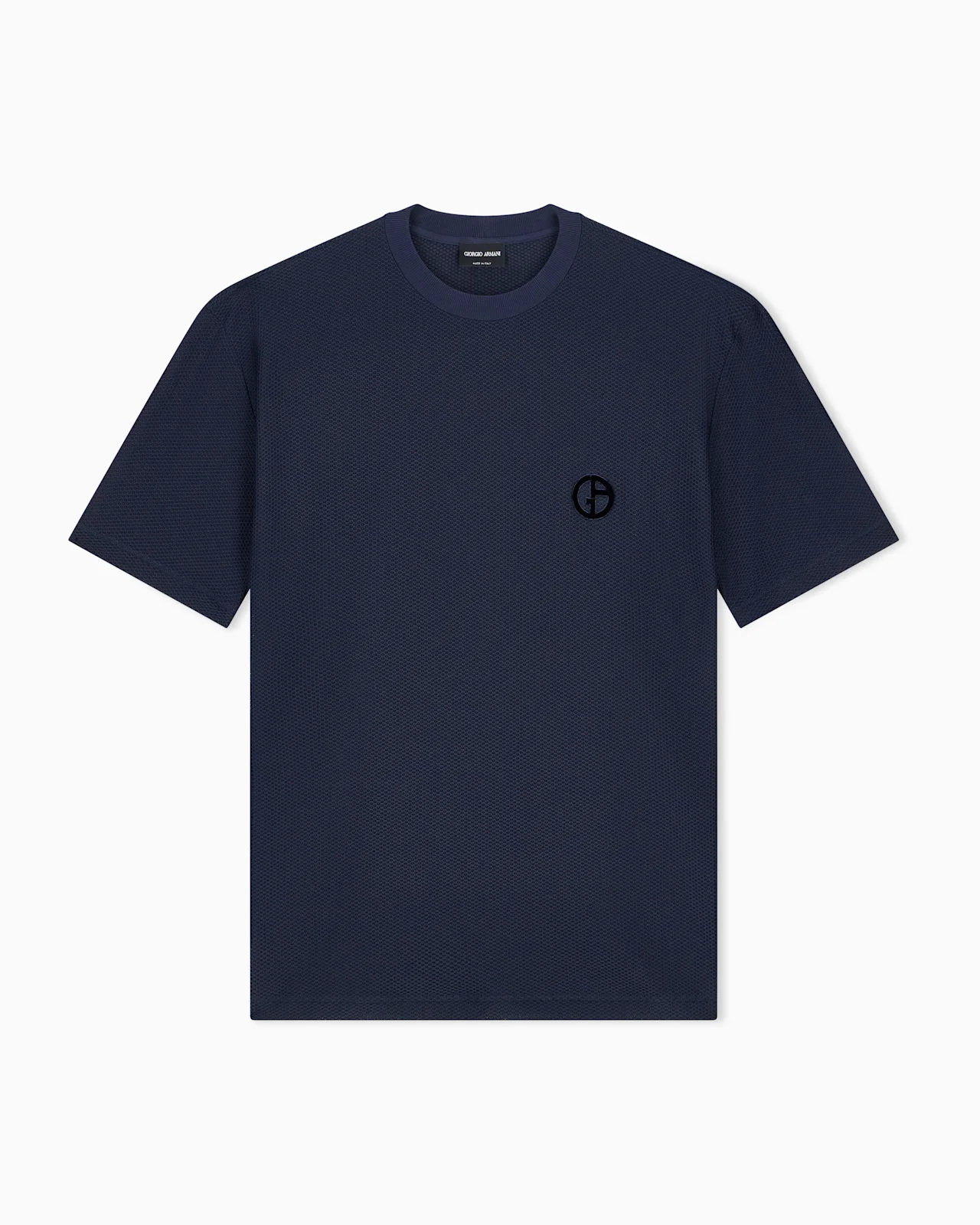 T-SHIRT OVERSIZED IN HI-TECH WARP KNITTED HONEYCOMB JERSEY - 1
