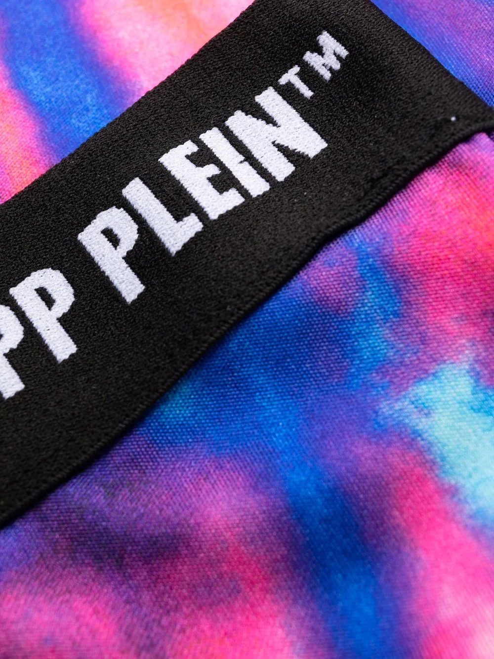 tie-dye logo leggings - 7