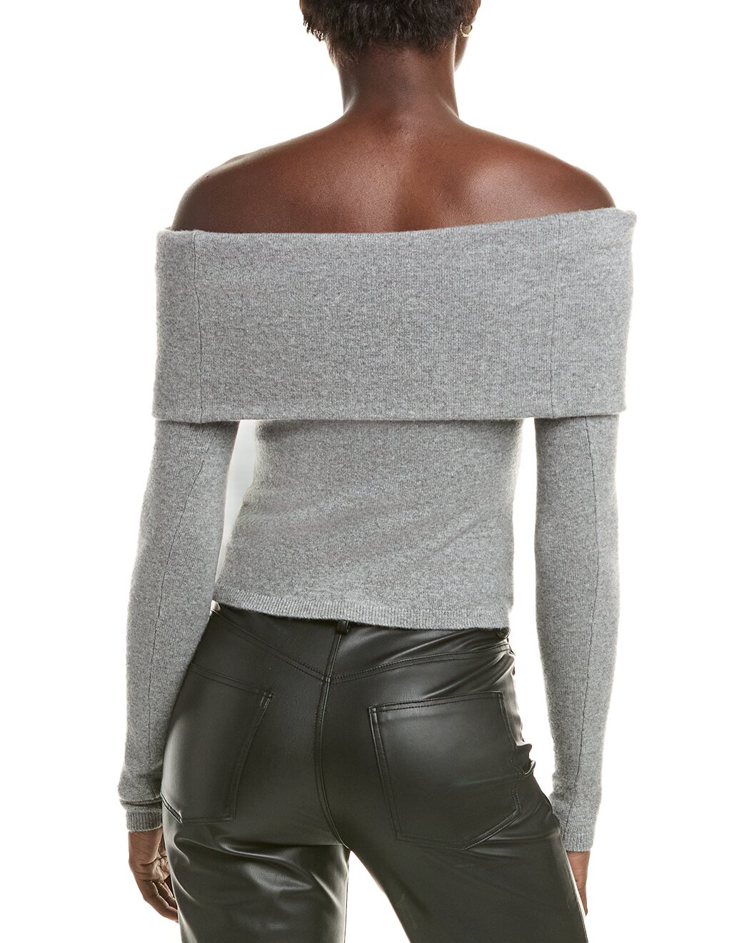 alice + olivia Coretta Off-Shoulder Cashmere-Blend Pullover - 2