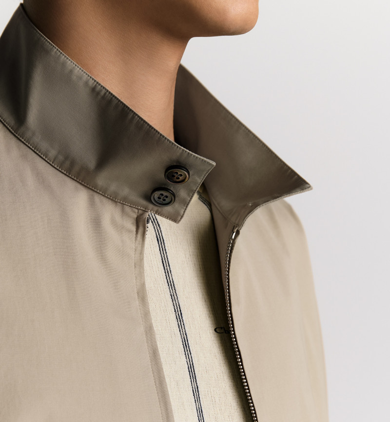 Zipped Shirt with Christian Dior Couture Embroidery 4