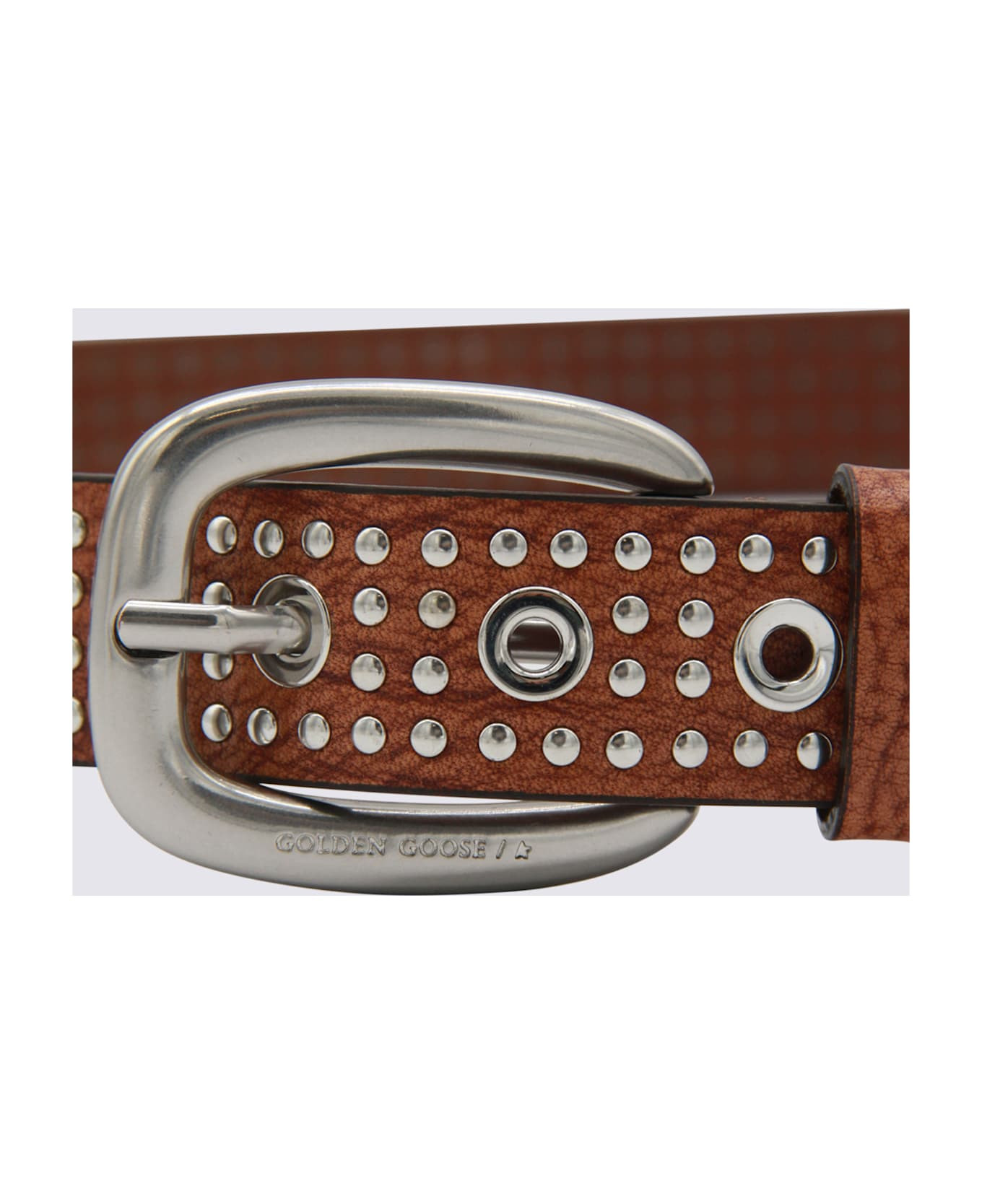 Brown Leather Belt - 2