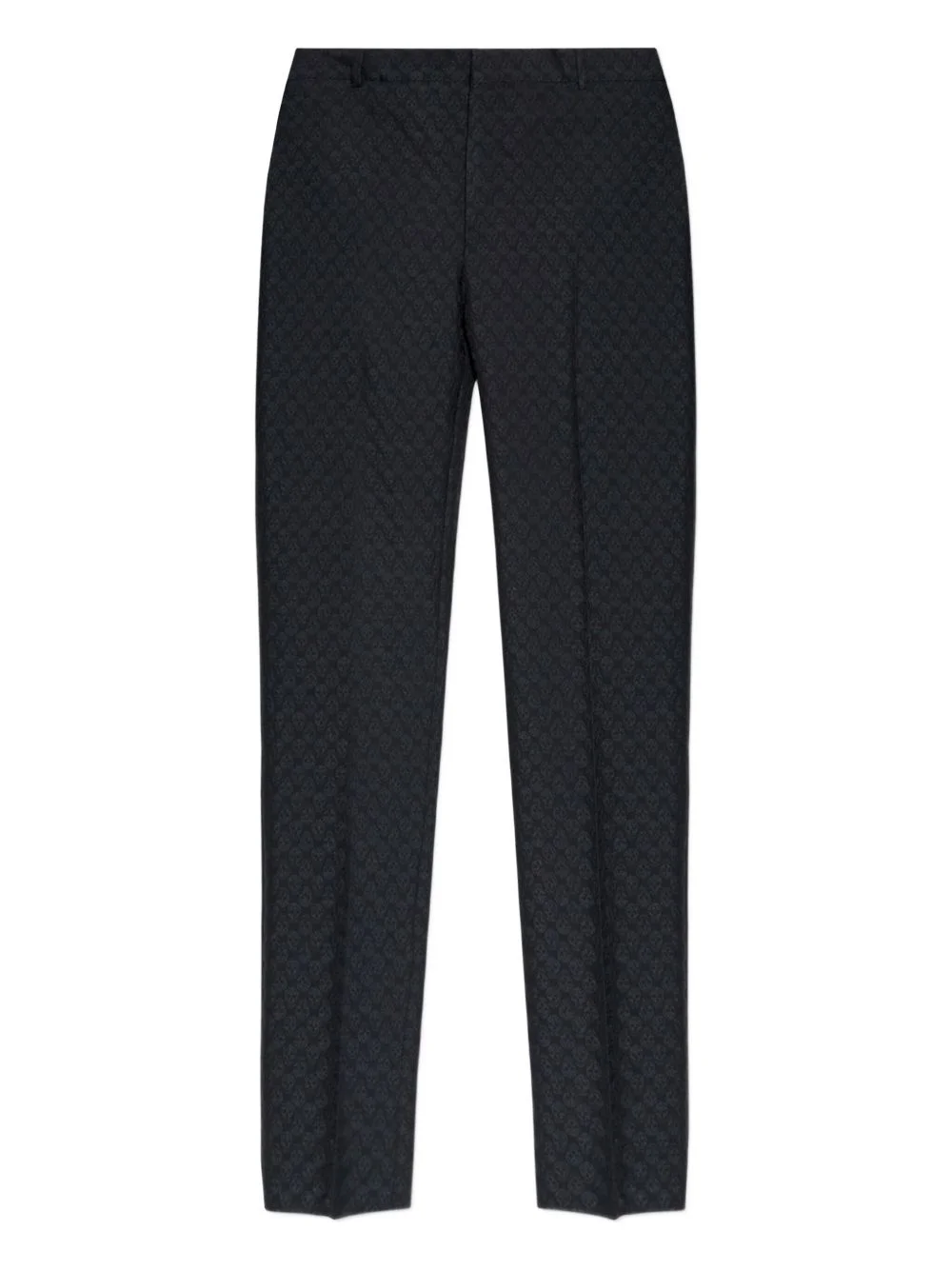 skull-pattern trousers - 1