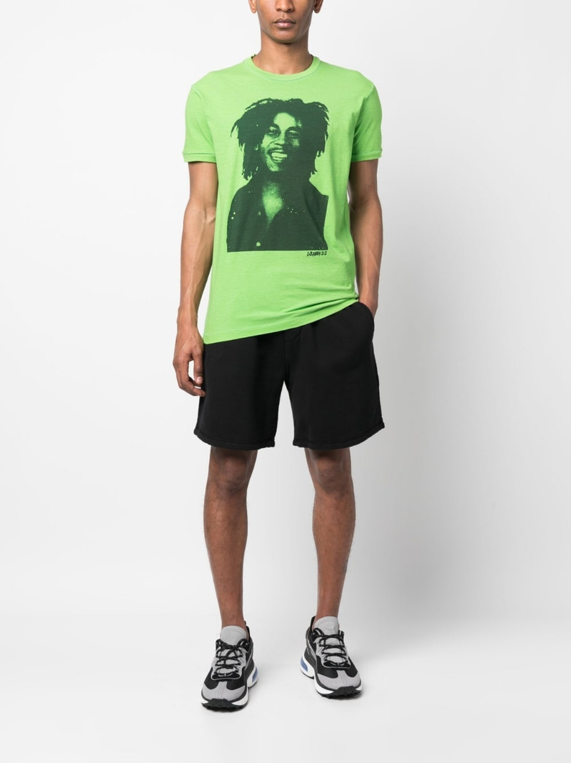 DSQUARED2 photograph-print cotton T-shirt outlook