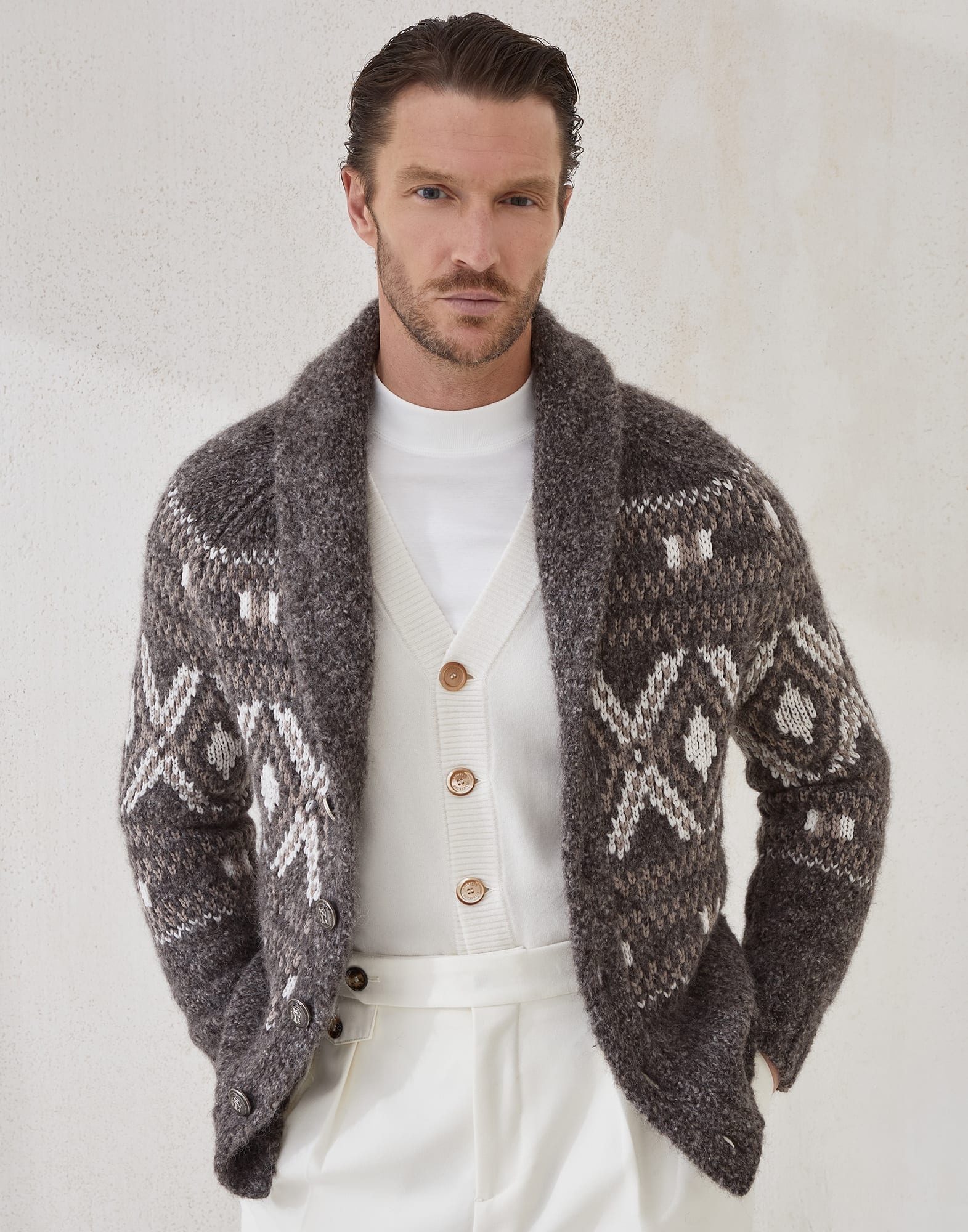Cashmere cardigan - 4