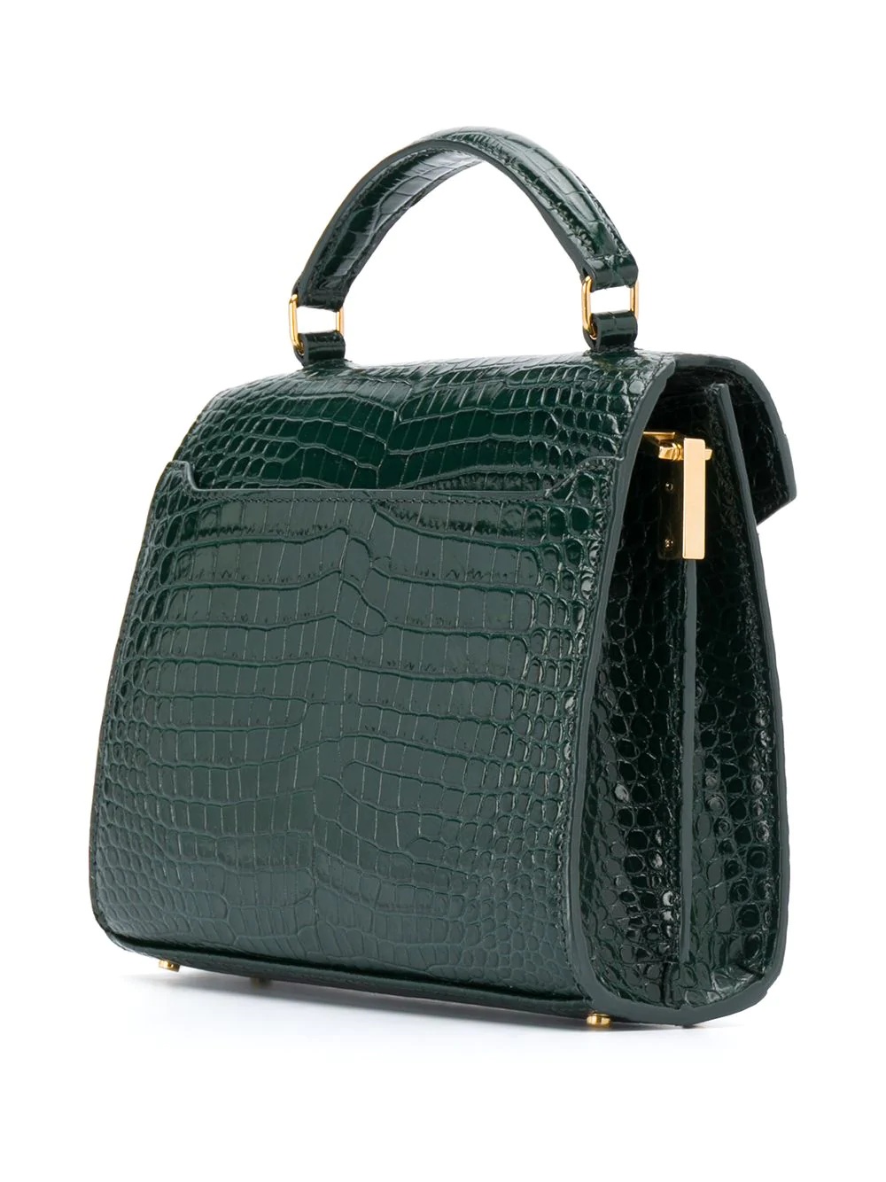 Cassandra croco-embossed shoulder bag - 3