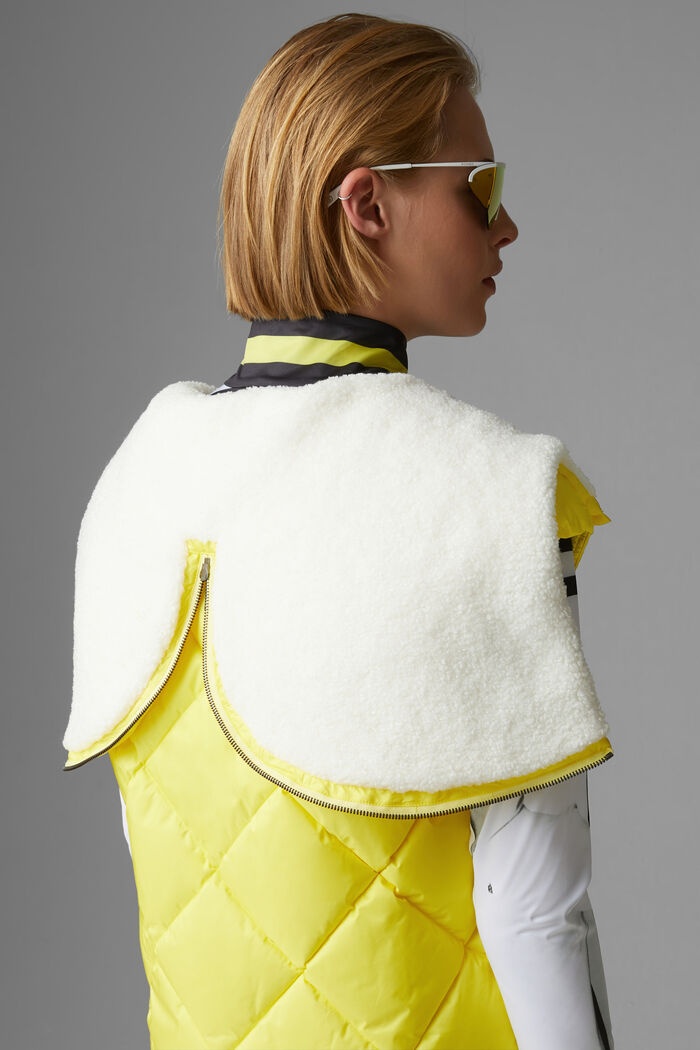 Marla Quilted waistcoat in Yellow - 6