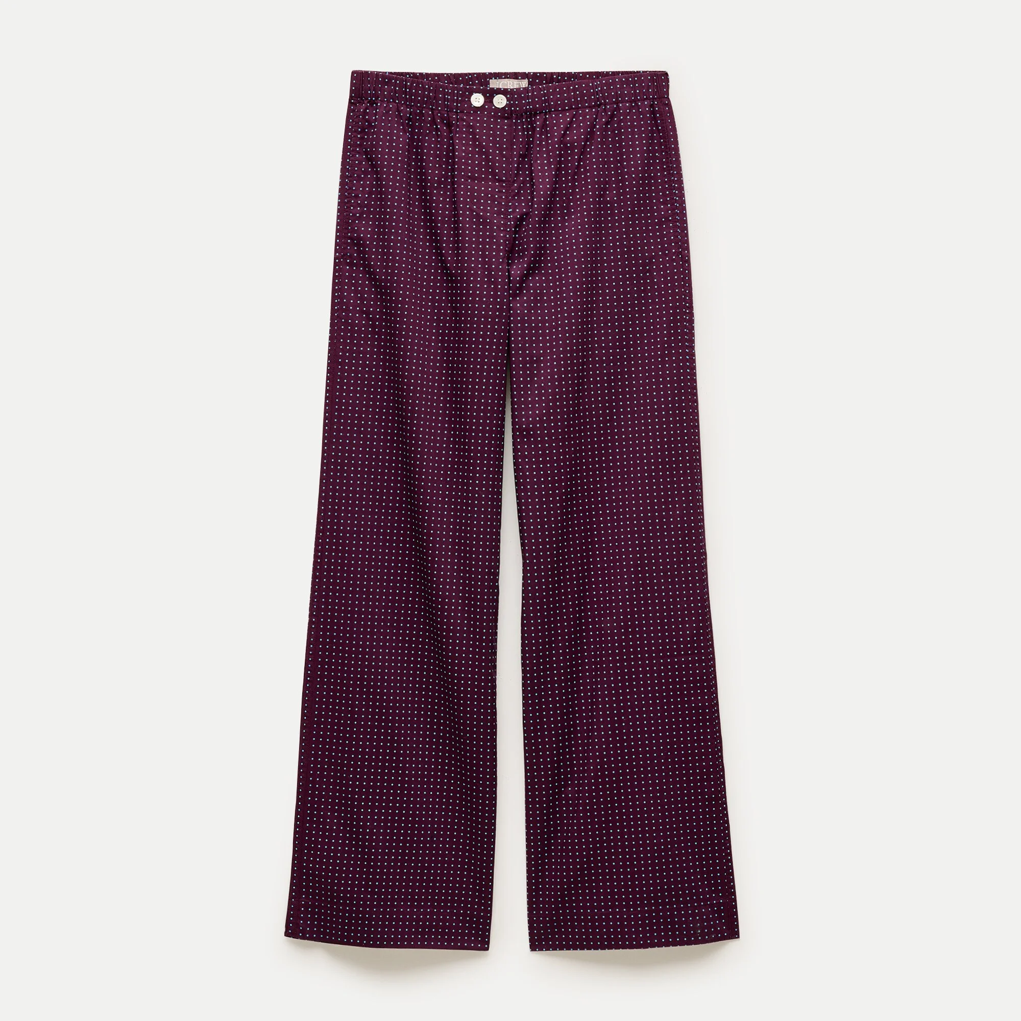 Classic pajama pant in cotton poplin - 1