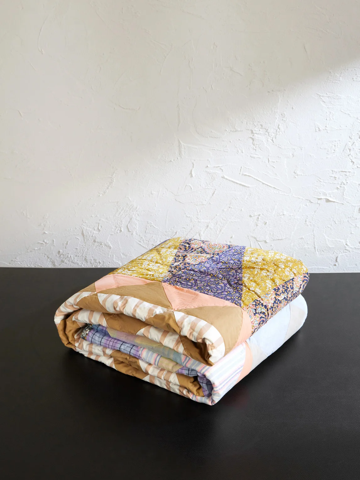 My Generation King Patchwork Linen-Blend Throw - 1