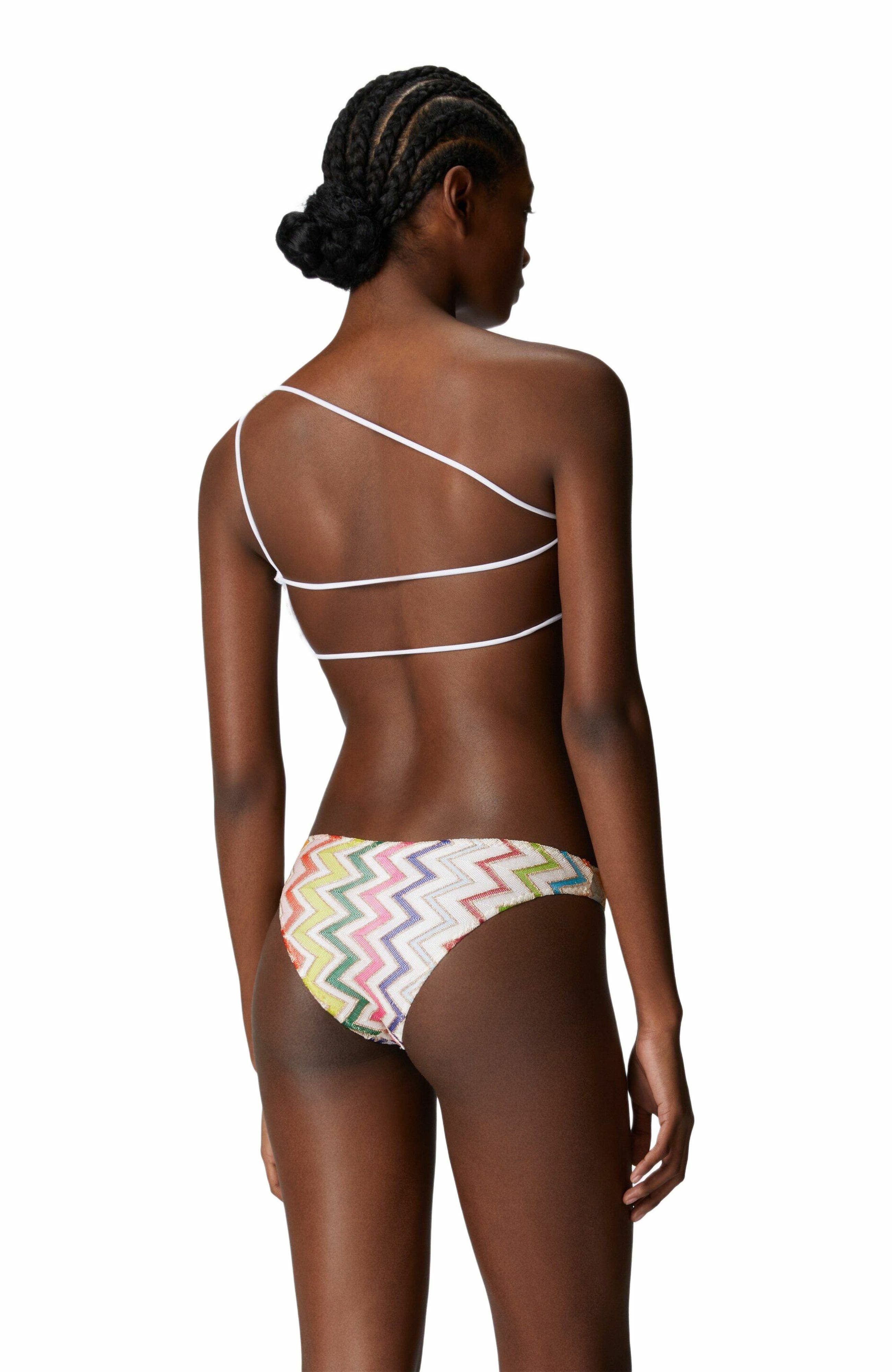 Missoni One-shoulder Bikini With Double Ties in Multicoloured at Nordstrom - 2