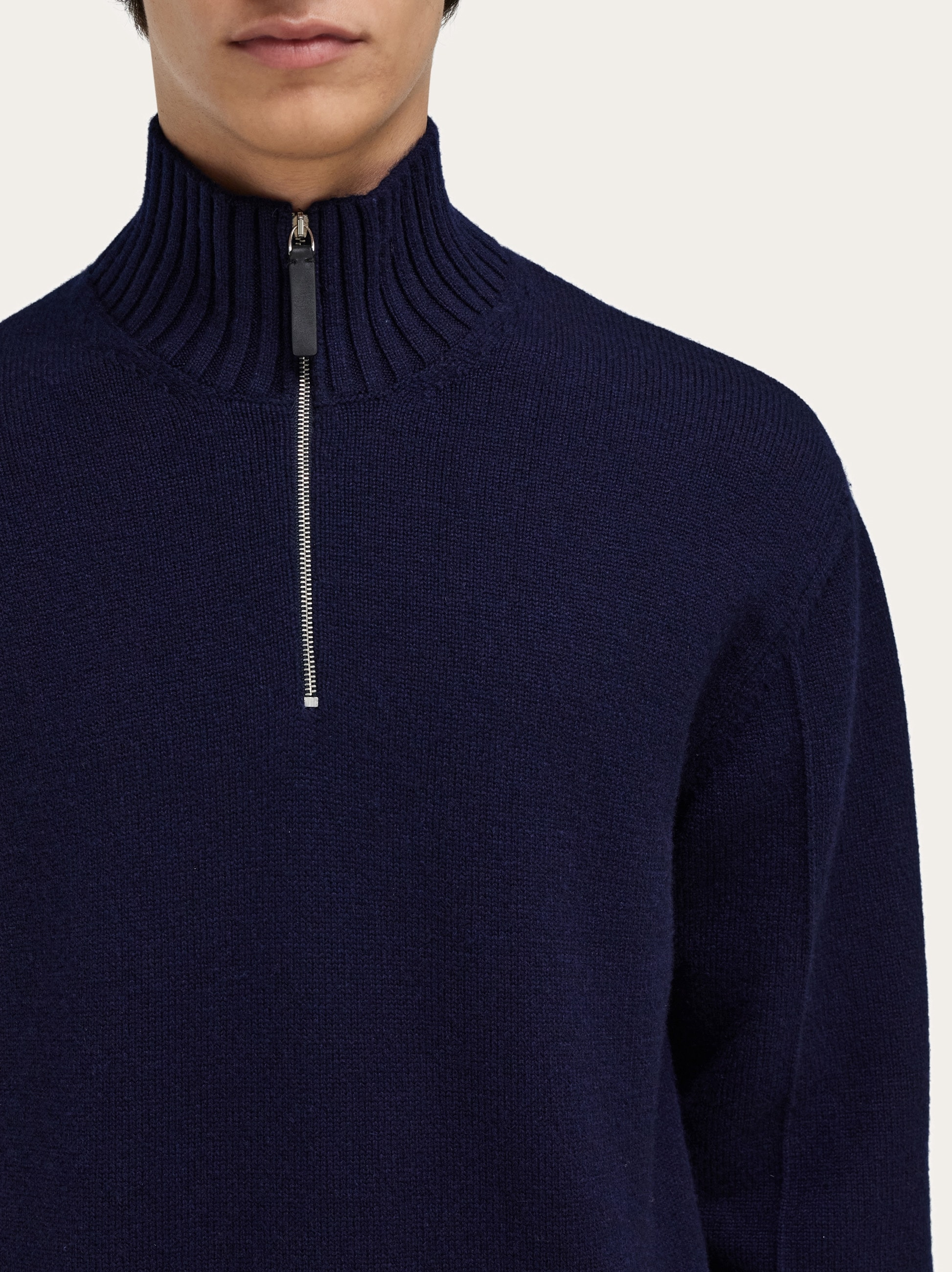 High neck cashmere pullover - 4