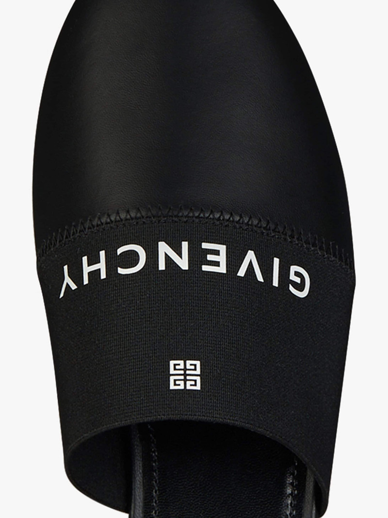 GIVENCHY PARIS FLAT MULES IN LEATHER 5