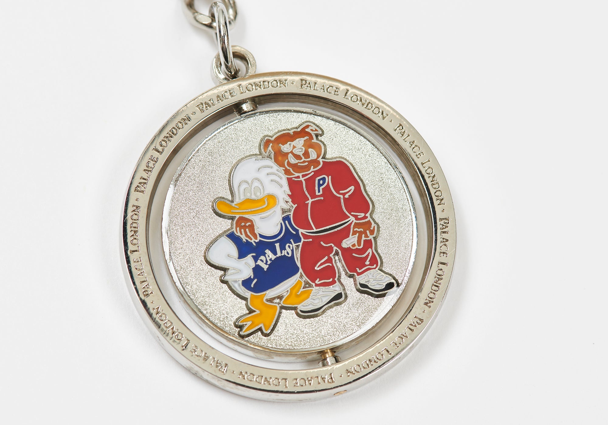 DOG AND DUCK KEYRING SILVER - 3