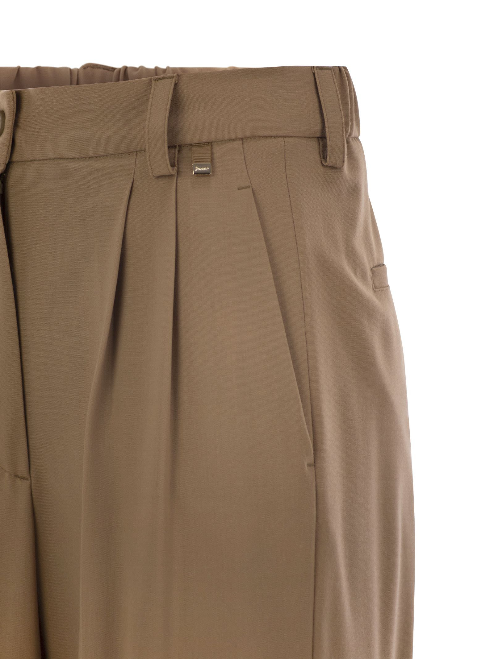 Herno Women Soft Wool Cargo Pants - 4