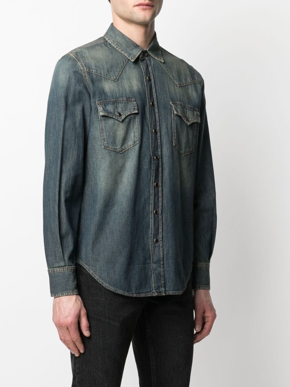 western denim shirt - 3