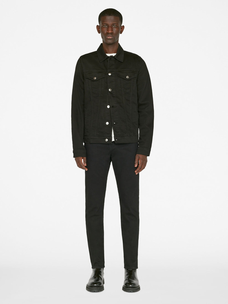 FRAME L'Homme Jacket in Coal outlook