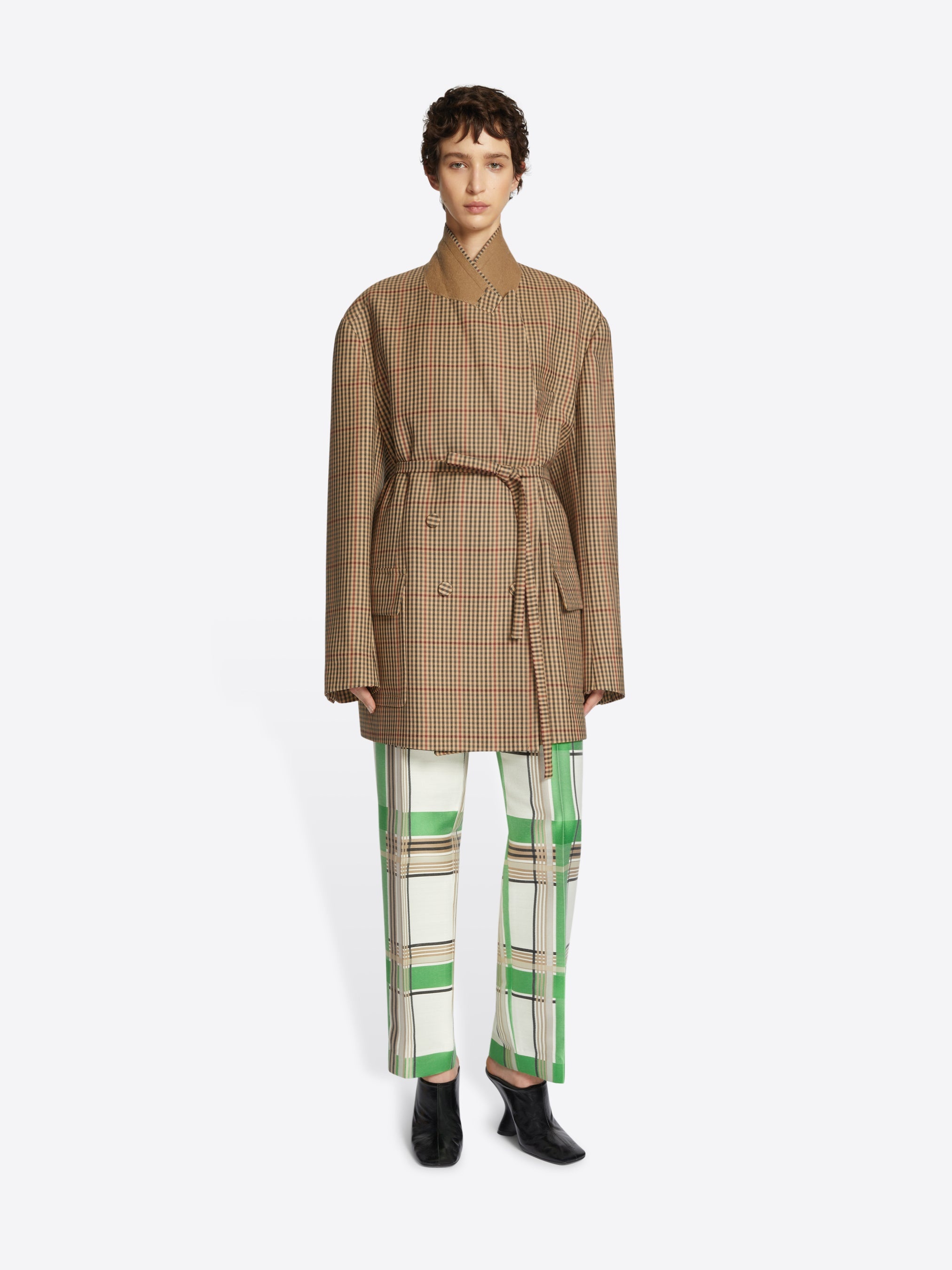 CHECKED BLAZER - 5